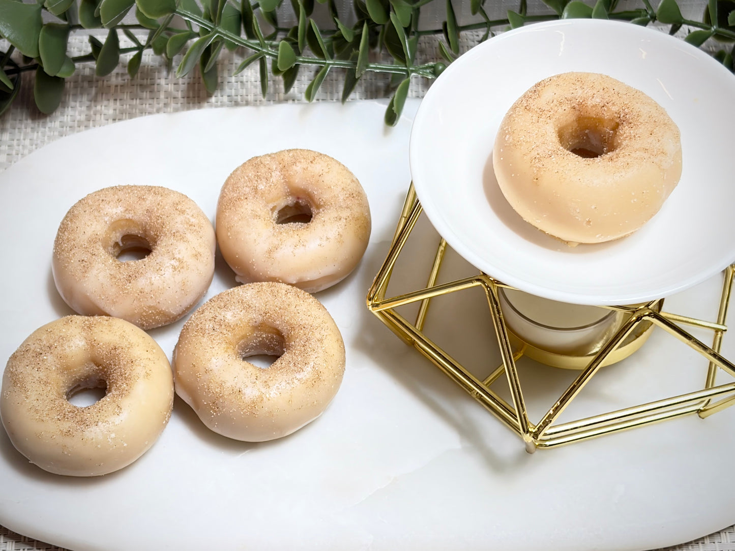 Iced Cinnamon Donuts